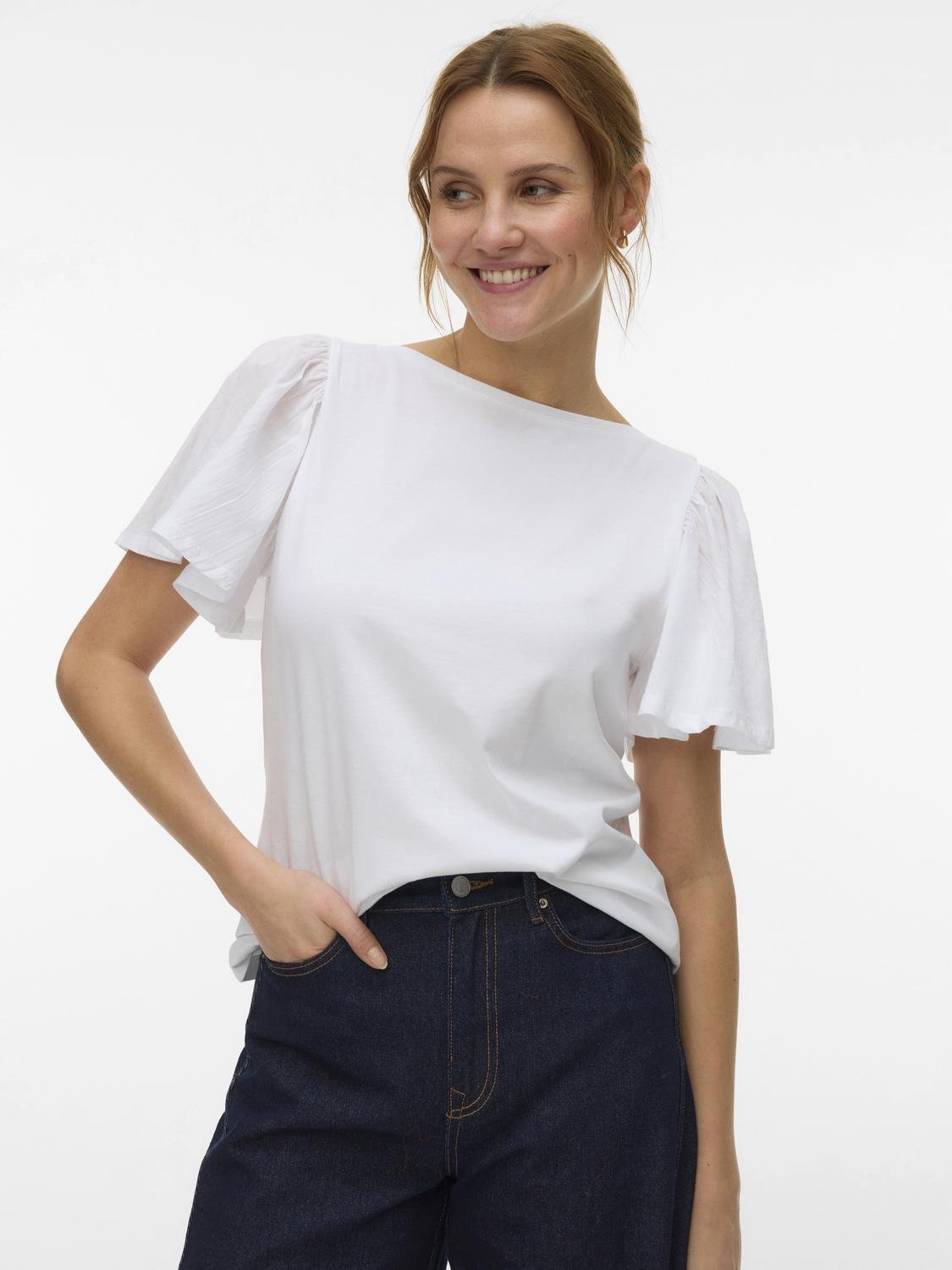 AWBRYNLEE Top - Bright White - VERO MODA & VILA Bergvik